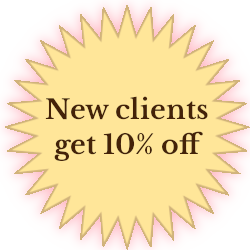 New clients get 10% discount